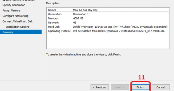 Cách cài đặt máy chủ ảo hệ điều hành Windows với Hyper-V