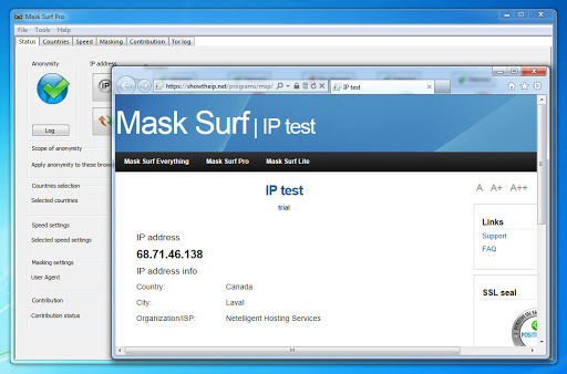 Phần mềm Fake IP Mask Surf Pro
