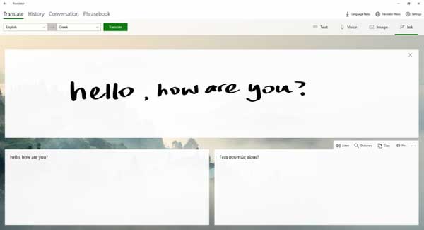phần mềm dịch tiếng anh Microsoft Translator Window 10