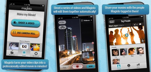 Phần mềm làm video trên điện thoại Magisto