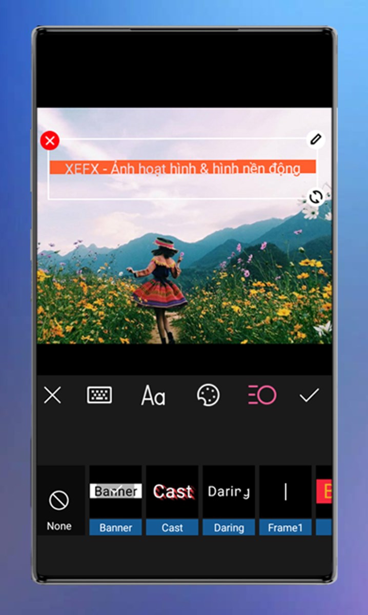 phần mềm viết chữ lên ảnh XEFX