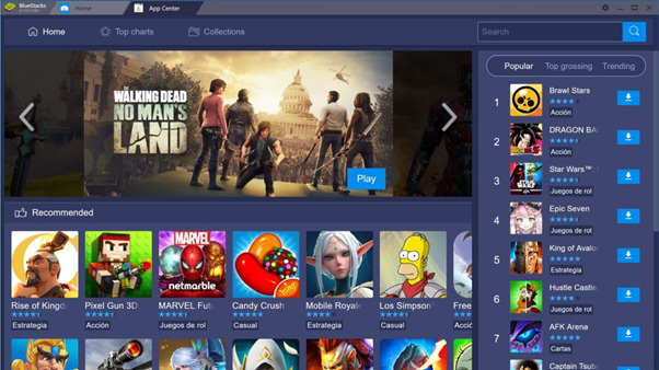 giả lập android BlueStacks nhẹ