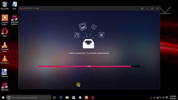 Phần mềm giả lập android nhẹ Koplayer