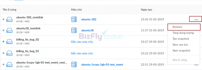Làm thế nào để khôi phục dữ liệu Cloud Server từ Snapshot? - Ảnh 8.