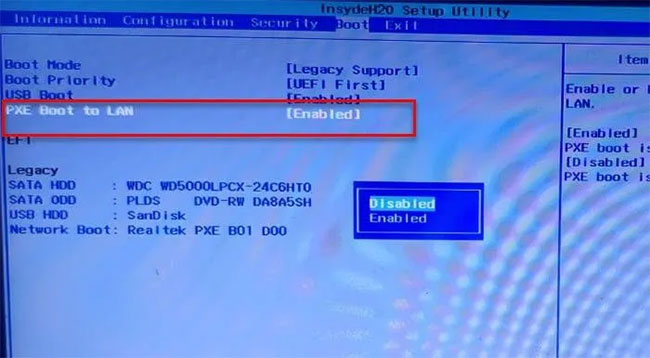 Cách sửa lỗi Start PXE over IPv4 trong Windows 11/10 - Ảnh 2.