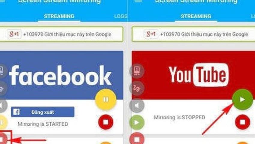 Cách live stream màn hình điện thoại iOS và Android