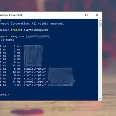 Load web "ì ạch", bạn đã thử lệnh Tracert?