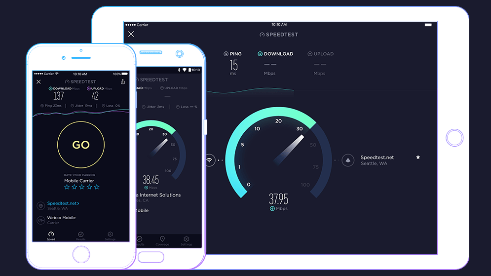 Cách kiểm tra tốc độ mạng qua SpeedTest không quá 1 phút