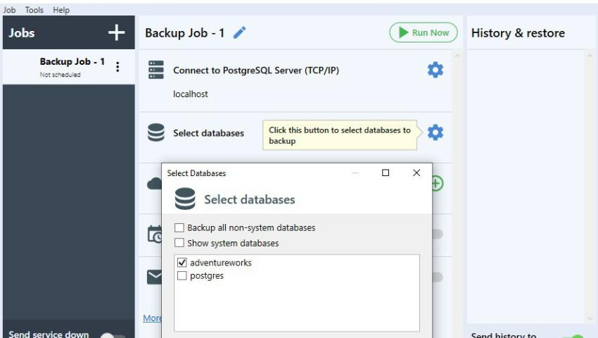 Cách backup PostgreSQL database