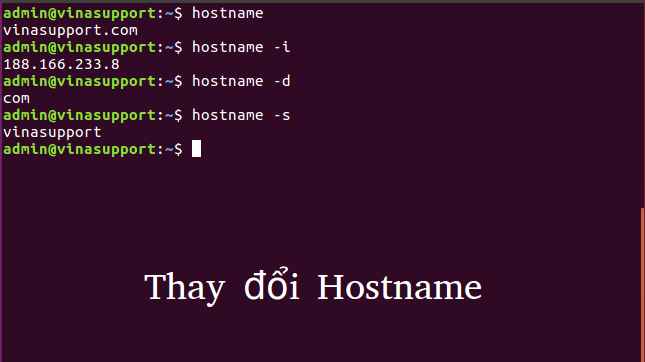Hướng dẫn đặt hoặc thay đổi Hostname cho Server Linux